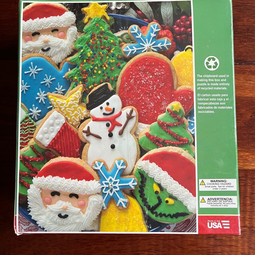 Majestic By Springbok 500 Piece Christmas Cookies Jigsaw Puzzle NEW. - Picture 2 of 6